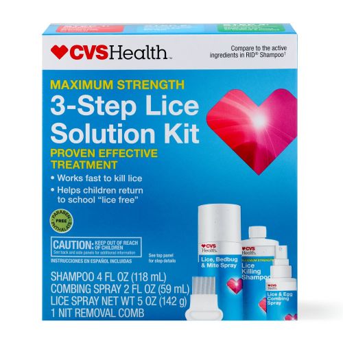 Maximum Strength 3-Step Lice Solution Kit
