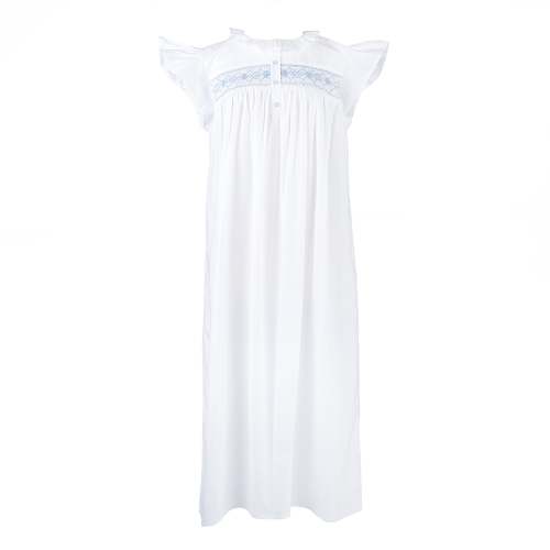 EMILY COTTON SMOCKED NIGHTGOWN – Lenora
