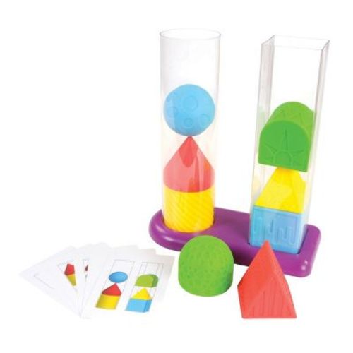 Edushape Geostacker Sorting and Stacking Toy - 11 Pieces