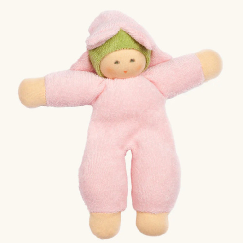 Nanchen Flower Fairy Rattle Doll - Pink