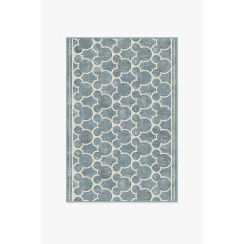 Mickey Trellis Slate Rug | Ruggable US