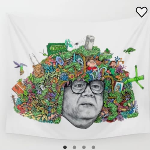 DERIVATIVE DEVITO  Wall Tapestry - 88x104