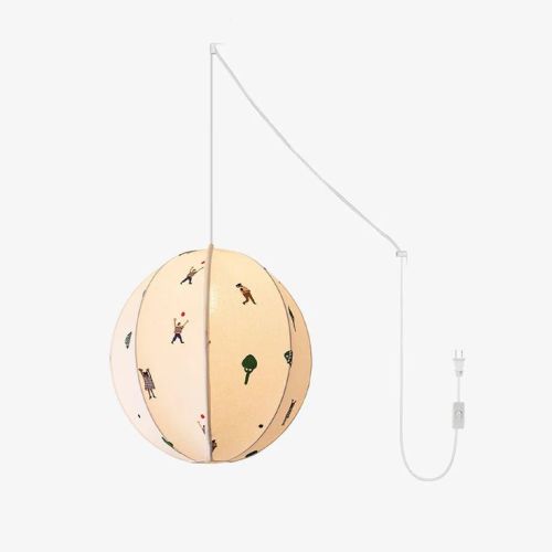 Park Embroidered Textile Swag Lamp | Lampe decoration, Lampe, Lamp