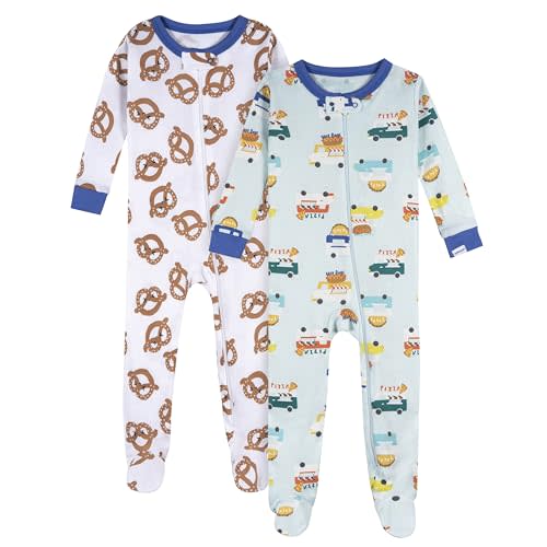 Onesies Brand baby-boys 2-pack Footed Pajamas