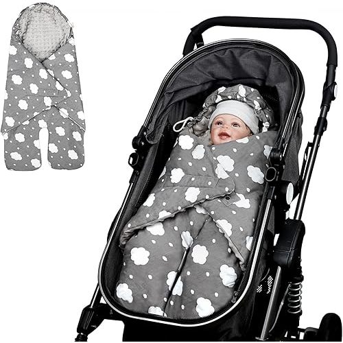 Winter Carseat Swaddle Blankets for Infants Boy & Girl