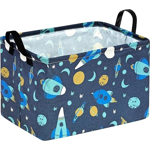 Baby Waterproof Storage Basket Toys Organizer Nursery Bins for Women Kids Hamper for Organizing Home/Dorm/Kitchen/Pet/Office/Closet/Shelf/Room Decor