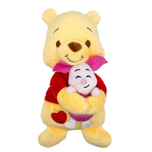 Disney Baby Winnie The Pooh Piglet Lovey Buddies Plush Baby Learning Toy