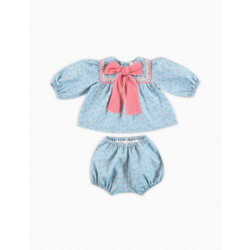 Zoe Baby Set in Floral Hearts