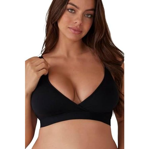 BUMPSUIT Ultimate Nursing Bra - Postpartum Seamless Maternity Nursing Bralette | Nursing Bras for Breastfeeding and Pumping