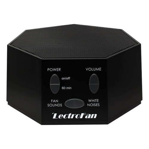 Adaptive Sound Technologies LectroFan Classic, Sound Machine for Sleep, Black