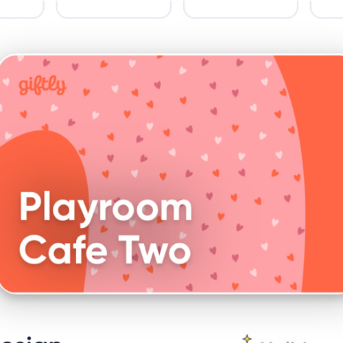 Playroom Cafe Two Gift Card