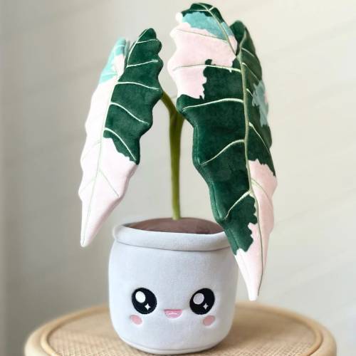 Variegated Alocasia Amazonica Plush Toy