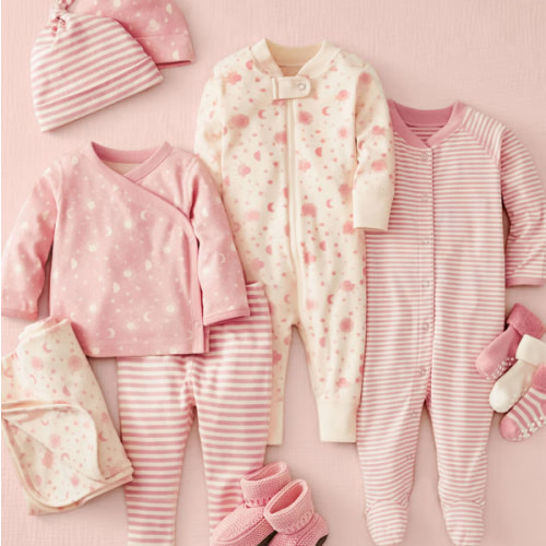 Hanna Andersson Gift Set, Size 0-3, Pink
