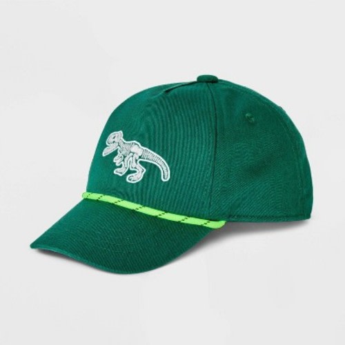 Toddler Boys' Dinosaur Baseball Hat - Cat & Jack™ Green 2T-5T