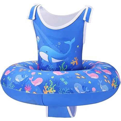 HeySplash Toddler Swim Vest for Age 3-6, Swim Trainer Vests with Adjustable Strap fit for Boys Girls 29-55lbs, Children Swimsuit, Floating Tubes Swim Jackets, Beginner Learn to Swim