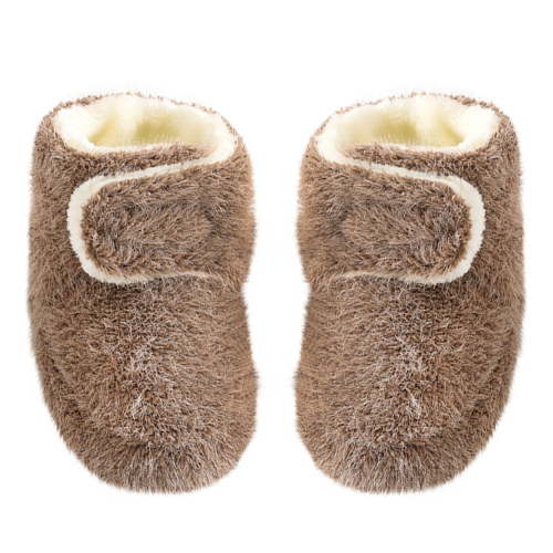 ameIAEA Toddler Baby Booties Infant Boys Girls Cozy Fleece Slippers Socks Walking Warm Shoes
