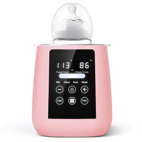 Bottle Warmer All Bottles Water Bath Warming, 48H Thermostat Fast Baby Milk Warmer, Food Heater Breastmilk Thaw Formula Steamer IMD LED Display Accurate Temperature Control
