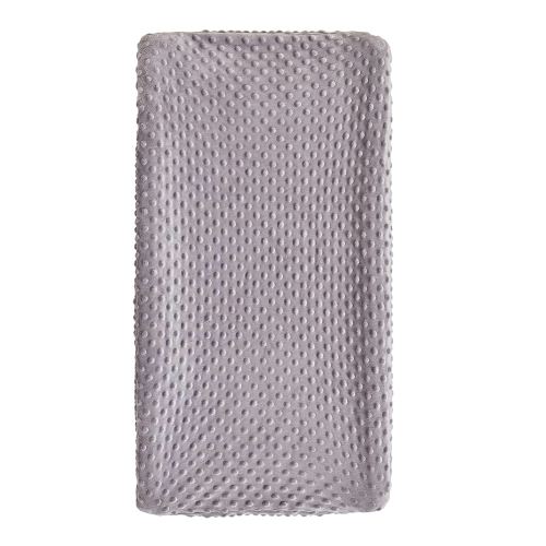 Changing Pad Cover Super Soft Dots Skin-Friendly Breathable Wipeable Changing Table Sheets for Baby Boy and Baby Girl (Rose Gray)
