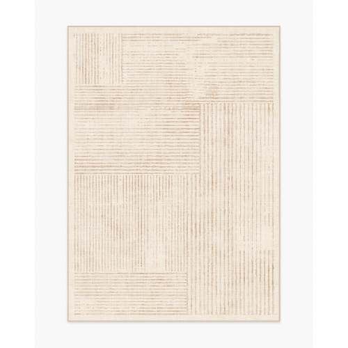 Linear Oasis Neutral Rug | Ruggable US