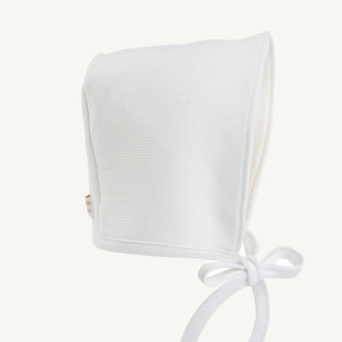 Bundle Me Bonnet - Palm Beach Pink with Worth Avenue White