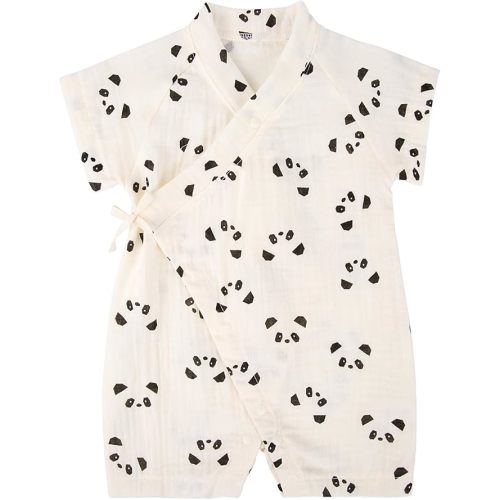 Kimono Robe Newborn Cotton Yarn Robe Baby Romper Infant Japanese Pajamas…