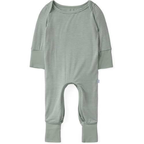 Little Sleepies Newborn Pajamas, Viscose from Bamboo Baby Pajamas, Boys & Girls Preemie Sleepers, 2-Way Crescent Zipper PJs