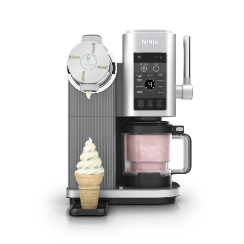 Ninja CREAMi Scoop & Swirl Soft Serve Ice Cream Machine