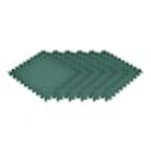 Norsk Dark Green 24 in. x 24 in. EVA Foam Non-Toxic Solid Color Interlocking Tile (18-Tile) 240347_3