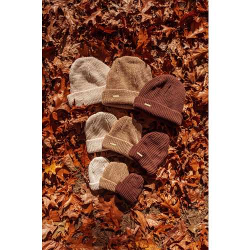 100% Organic Cotton Beanie for Adult, Toddler, Baby, Newborn Sweater Knit boho style Hat, Sack Hat Organic Vegan Beanie Hat, Kids Boho Hat