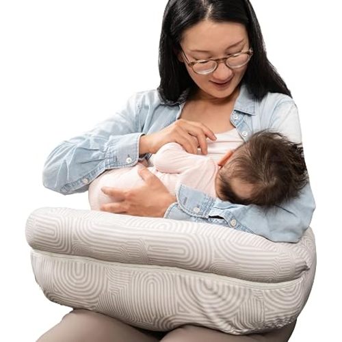 Boppy Complete Nursing Pillow, 2-in-1 Feeding Pillow with Bolster & Belt