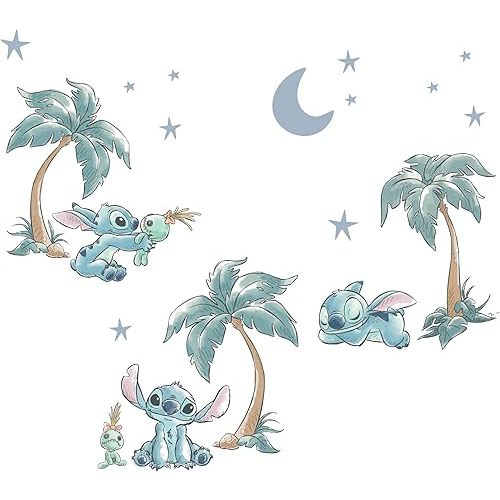 Bedtime Originals Disney Stitch Mural-Like Nursery Wall Decals/Stickers