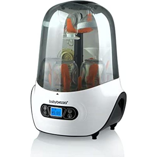 Baby Brezza Baby Bottle Sterilizer and Dryer Machine – Electric Steam Sterilization - Universal Fit - Pacifiers, Glass, Plastic, and Newborn Feeding Bottles
