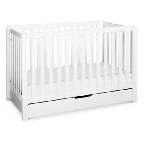 Carter's by daVinci Colby 4-in-1 Convertible Crib with Trundle Drawer - White