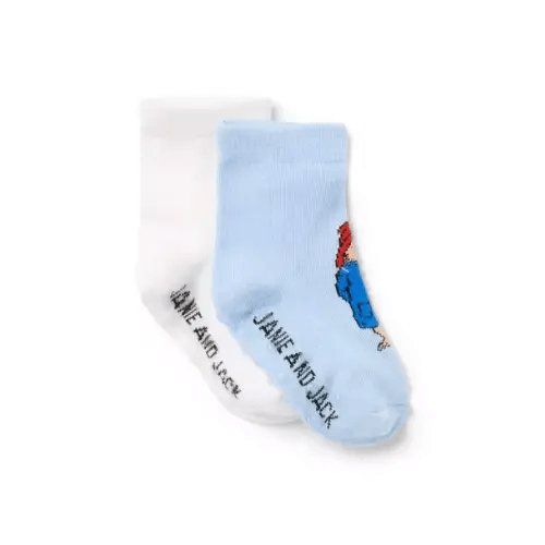 Baby Frozen Blue And Jet Ivory Paddington™ x Janie and Jack Baby Sock 2-Pack by Janie and Jack