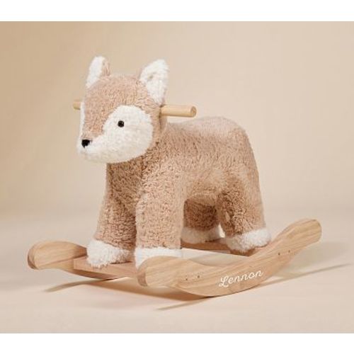 Sherpa Fox Nursery Plush Rocker