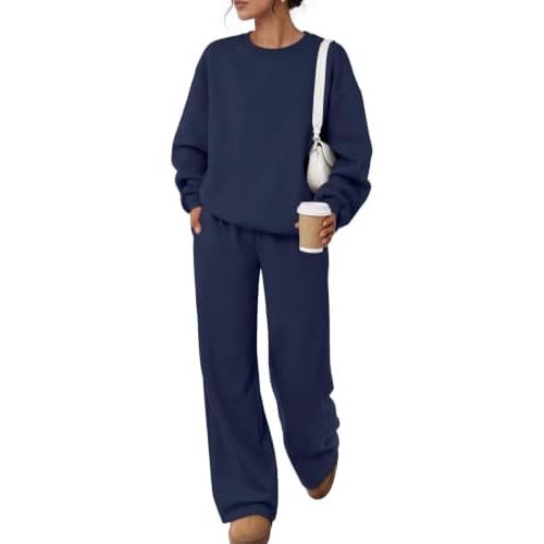 Trendy Queen Womens 2 Piece Sweatsuit Fall Sweat Outfits Lounge Sets 2026