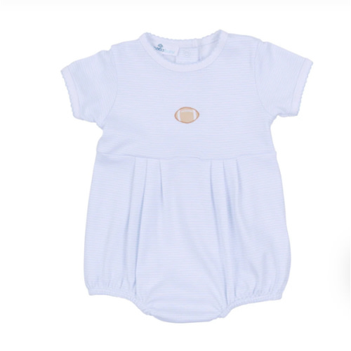 Touchdown Cutie Embroidered Bubble - Light Blue