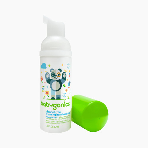 BabyGanics On-the-Go Alcohol-Free Foaming Hand Sanitizer - Fragrance Free, 50 ml