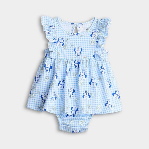Baby Disney's / Jumping Beans® Minnie Mouse Flutter Sleeve Bodysuit Dress