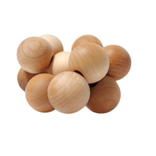 Natural Wooden Beads Grasper