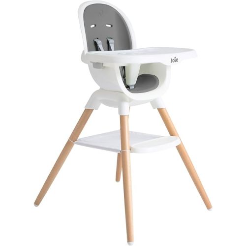 Joie Chai Multi-Mode Highchair - European Beech Wood, Convertible, 9+ Modes, Birth up to 60 lb. (Shadow)