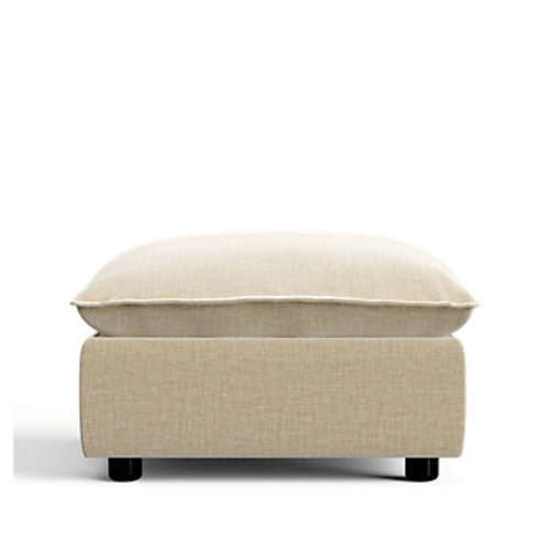 Harbour Natural Flange Nursery Storage Ottoman