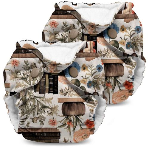 Kanga Care Lil Joey Newborn All in One AIO Cloth Diaper (2pk) Novela 4-12lbs