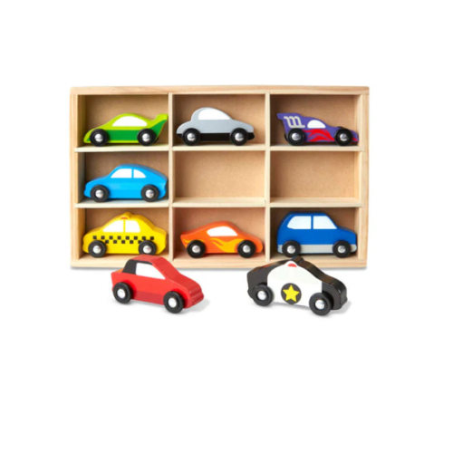 Melissa & Doug Wooden Cars Set