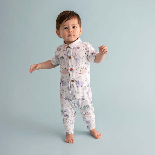 Milo Collared Henley Romper