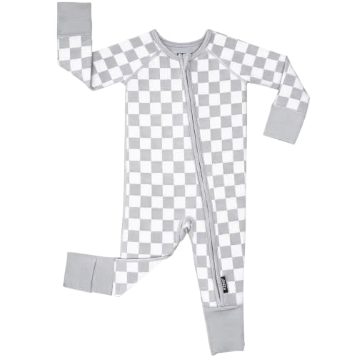 Baby Onesie Pajamas, Viscose from Bamboo, Preemie & Newborn Sleepers | Footie Pajamas, 2-Way Zipper, Sleep & Play Footed PJs, Gender Neutral, Baby Boys & Girls, 0-3, 3-6, 6-12, 12-18, 18-24 Months