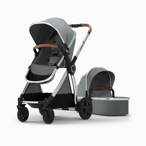 Mompush Ultimate 2 Stroller & Bassinet - Gray