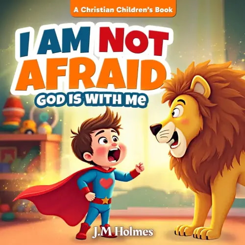 I Am Not Afraid. God is With Me. A Christian Children's Book: For Overcoming Fear, Anxiety, and Worry with God’s Love (Ages 3–8), Perfect for Bedtime and Gifts
