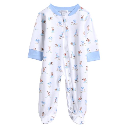 Pima Cotton Footie, 3-6M