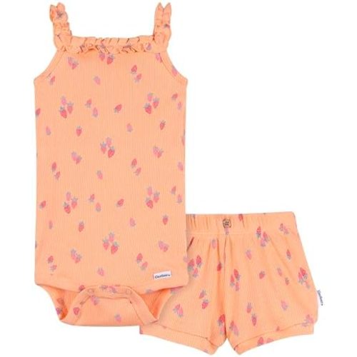 Gerber Baby Girls' Bodysuit and Shorts Set